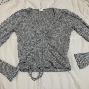 Scrunch tie top